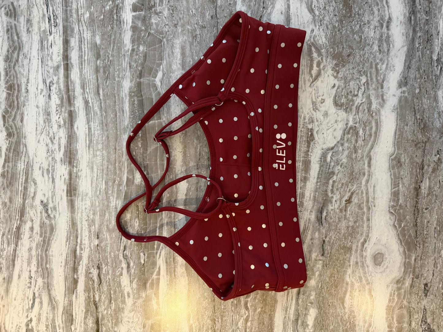 Polka Dots Sport Bra