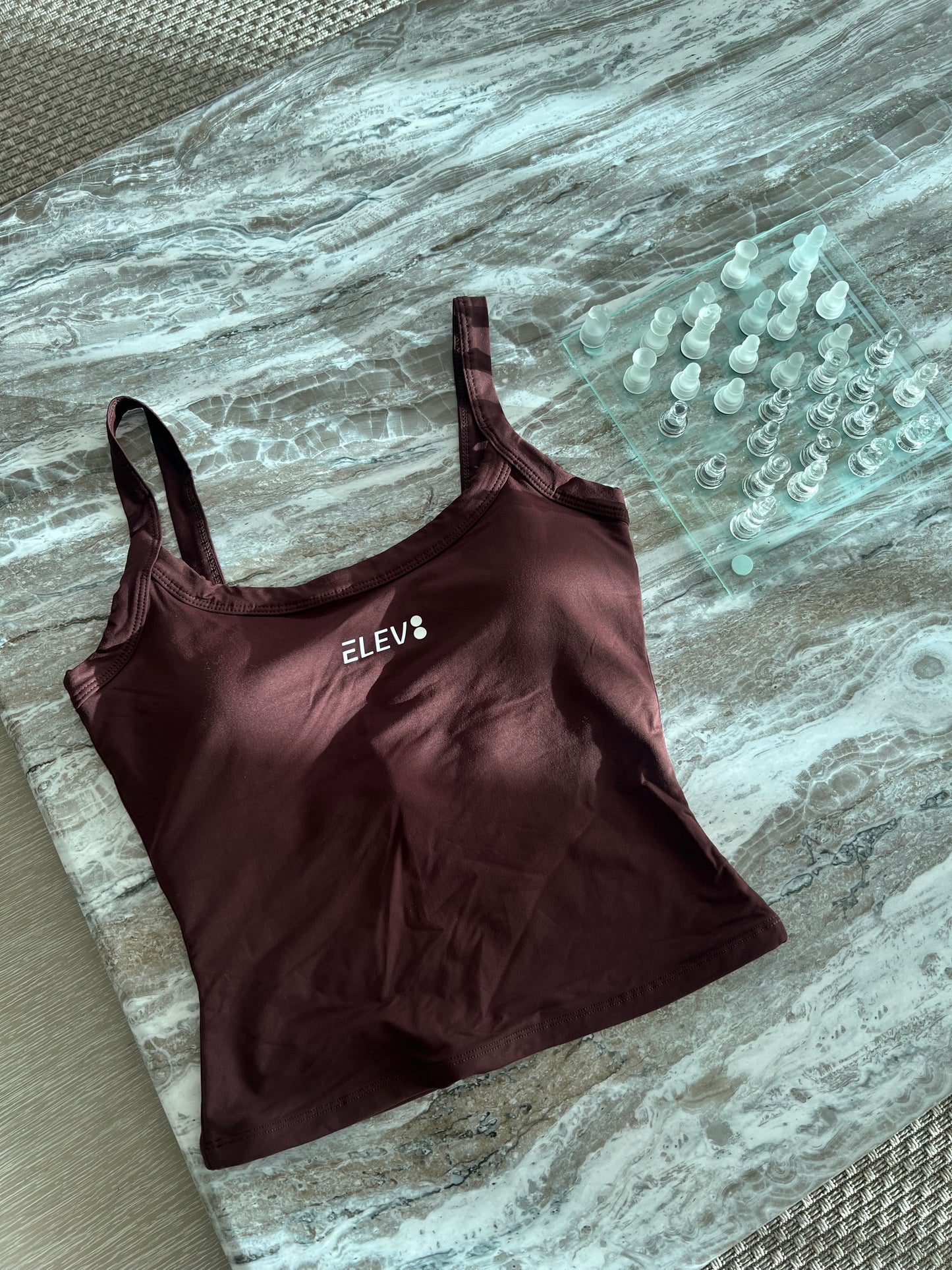Brown tank top