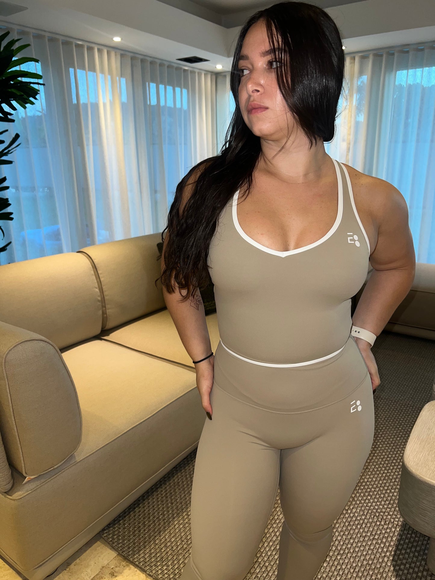 Tanned legging