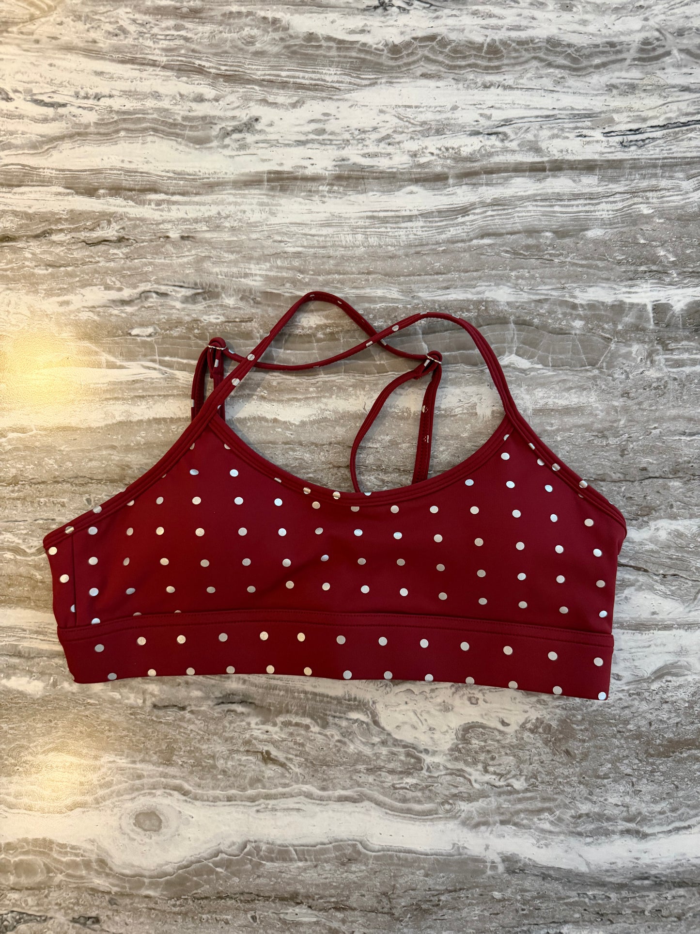 Polka Dots Sport Bra