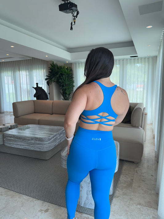 Blue Sport Bra